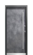 Дверь Termo RAL 5005, Terma Лунный камень вид внутри