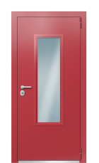 Дверь TermoPlus Ral 3031 Securemme 972 вид снаружи