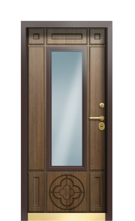 Дверь TermoPlus Ral 9003 Тик 361