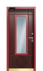 Дверь Termo Ral 8017 Грецкий Орех 429 вид внутри