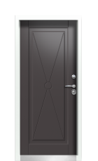 Дверь Termo Ral 9005 Ral 8019 906 вид внутри