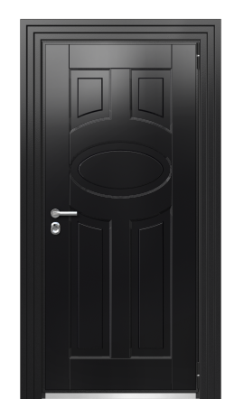 Дверь TermoWood Ral 9005 Кале 652