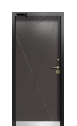 Входная дверь TermoWood Ral 7006 Палисандр 49