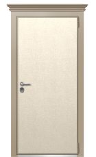 Дверь TermoWood Ral 1019 Лён Сиена 576 вид снаружи