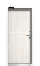 Дверь Termo Ral 5005 Тёмно-синяя 589 вид внутри