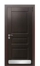 Дверь TermoWood Decoline premium бонобо tobacco venge вид снаружи