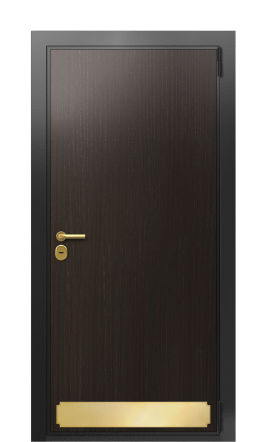 Дверь TermoWood Ral 9005 Венге бонобо 1442