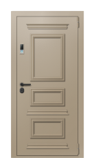 Дверь TermoPlus Ral 1019, Terma Дуб лофт вид снаружи