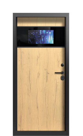 Входная дверь TermoPlus Ral 1019, Terma Дуб лофт