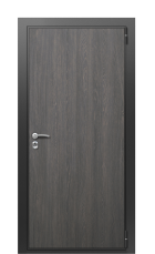 Дверь TermoWood Vesuvio Джут белый 1143 вид снаружи