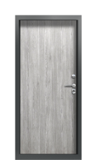 Дверь Termo Ral 9005 Венге Бонобо 121 вид внутри