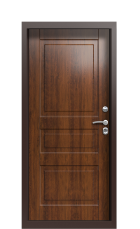 Дверь Termo Decoline classic коньячный дуб tobacco вид внутри