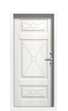 Дверь TermoPlus Ral 9003 Белое дерево 899