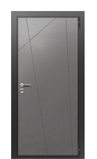 Дверь TermoWood Vesuvio Дымчатое дерево 693 вид снаружи