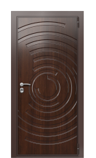 Дверь TermoWood Ral 8017 Орех американский 1023 вид снаружи