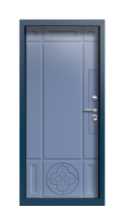 Дверь Termo Del Mare RAL 5014 1255 вид внутри