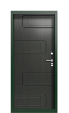 Дверь Termo Patina Графитовое дерево 1510 вид внутри