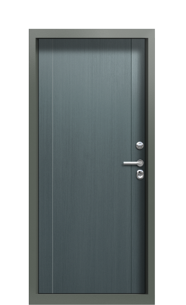 Дверь TermoWood Ral 7009 Пепельный 1088