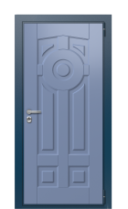 Дверь TermoWood Del Mare Слоновая кость 1256 вид снаружи