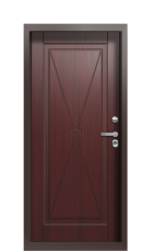 Дверь Termo Ral 8017 Темно-красный 1080 вид внутри
