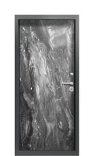 Дверь Termo Vesuvio Темный мрамор (глянец) 1456 вид внутри