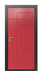 Дверь TermoWood Vesuvio Граб белый 1490 вид снаружи