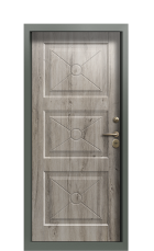 Дверь Termo Ral 6028 Арктическая береза 672 вид внутри