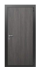 Дверь TermoWood Vesuvio Графитовое дерево 1187 вид снаружи