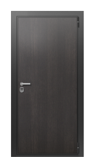 Дверь TermoWood Vesuvio Дуб антрацит 1358 вид снаружи