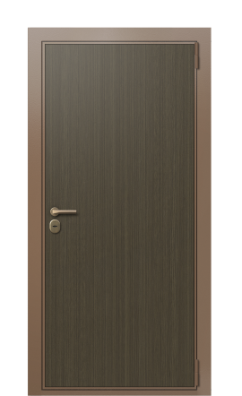 Дверь TermoWood Ral 8025 Орех американский 1356