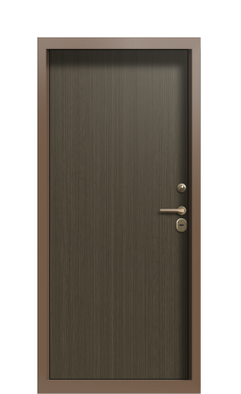 Дверь TermoWood Ral 8025 Орех американский 1356