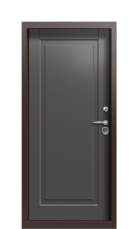 Дверь Termo Tobacco Grey matt 1259 вид внутри