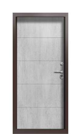 Дверь TermoWood Ral 8017 Джут белый 1487