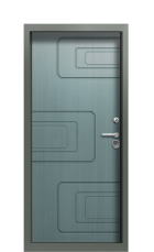 Дверь Termo Ral 7009 Серый Туман 1264 вид внутри