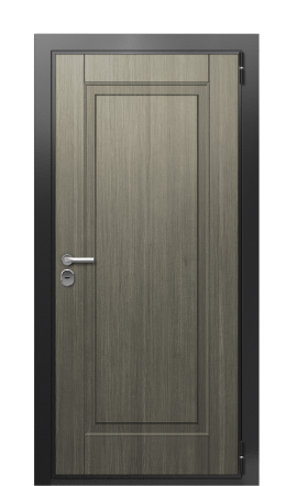 Дверь TermoWood Ral 9005 Серый Туман 1034