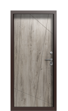 Дверь Termo Vesuvio Арктическая береза 1148 вид внутри