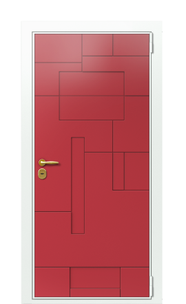 Дверь TermoWood Ral 9003 Ral 3031 1522