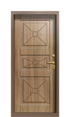 Дверь Termo Ral 9005 Графитовое дерево 274 вид внутри