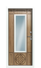 Дверь Termo Ral 8025 Грецкий Орех 960 вид внутри