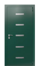 Дверь Termo Ral 6005 Kale 1446 вид снаружи