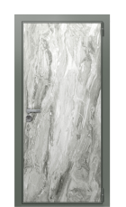 Дверь TermoWood Ral 7009 Белый мрамор 1297 вид снаружи