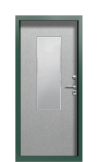 Дверь Termo Ral 6028 Лён Графит 990 вид внутри