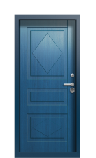 Дверь Termo Vesivio Тёмно синяя 253 вид внутри