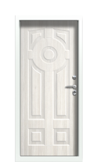 Дверь Termo Ral 9003 Белая Эмаль 628 вид внутри