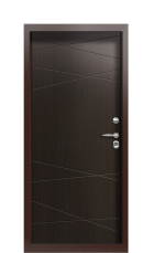 Дверь Termo Ral 9003 Венге Бонобо 189 вид внутри