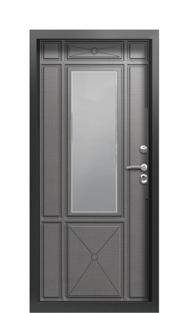 Входная дверь TermoPlus Silver Дымчатое дерево
