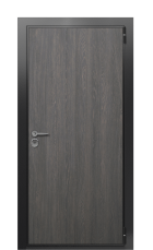 Дверь TermoWood Ral 9005 Морадо Чёрный 994 вид снаружи