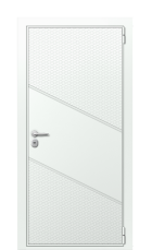 Дверь TermoWood Ral 9003 Ral 3031 998 вид снаружи