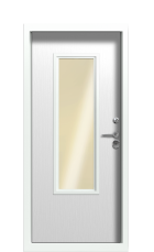 Дверь Termo Ral 9003 Terma Premium Ледяной Дождь 2700 вид внутри