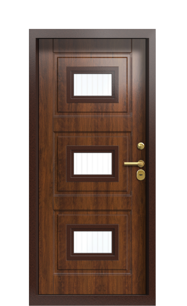 Дверь TermoPlus Ral 8017 Коньячный Дуб 1414
